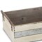 Homeroots Set of Three Off White Solid Wood And Metal Crate, 3PK 487715 - alternate 5