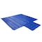 Mytee Products Super Light 14 Oz Lumber Tarp 16x18 (4 ft Drop with 4 ft x 8 ft Flap) - Blue SLLT4FT3PCE-BLUE - alternate 1
