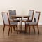 Baxton Studio Ana Modern Grey and Walnut Brown Wood 5-Piece Dining Set 254-12143-10897-ZORO - alternate 10