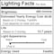 Bulbrite LED Filament, 5 Watt Dimmable A19 Light Bulb, Half White Finish, E26 Base, 2700K 400 Lumens, 4PK 862065 - alternate 15