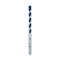 Bosch BlueGranite Turbo Hammer Drill Bit, 3/16" Dia x 4" OAL, 2-Flute Milled Flute, 3/16" Shank, Painted HCBG03T - alternate 1