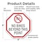 Signmission No Bikes Beyond This Point, 6 Inch X 6 Inch, Plastic Sign OC-P-6-75 - alternate 7