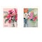 Homeroots Set Of Two Garden Flowers White Framed Print Wall Art, 2PK 415799 - alternate 1