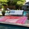 Homeroots 8' X 10' Pink Abstract Washable Non Skid Indoor Outdoor Area Rug 559763 - alternate 4