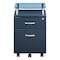 Homeroots 16" Graphite Wood Drawer Filing Cabinet 723068 - alternate 6