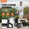 Vevor Knee Scooter Aluminum Steerable Knee Walker Folding Recovery Scooter 350LB HFK-9277KD - alternate 8