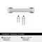 Amerock Hybridize 3 inch (76mm) Center-to-Center Polished Chrome Cabinet Pull, 25PK 25VMP3706026 - alternate 4
