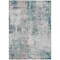 Homeroots 5' X 8' Teal Blue Beige And Copper Abstract Washable Indoor Outdoor Area Rug 587885 - alternate 9