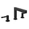 Hansgrohe Finoris Wide-spread Faucet 110 with Pop-up Drain, 1.2 GPM in Matte Black 76033671 - alternate 1
