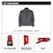 Milwaukee Tool M12 Heated TOUGHSHELL Men's Jacket, Gray, Heats 3 to 12 Hours, 3 Outside Pockets, 3XL M100G-213X - alternate 18