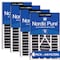 Nordic Pure 16x25x5 Plus Carbon Pleated Air Filter, High Capacity, MERV 12, 4 PK 16x25x5ABPM12C-4 - alternate 1