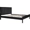 Homeroots Black Solid Wood King Bed Frame 523621 - alternate 8