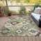 Homeroots 3' X 5' Fern Green Gold And Charcoal Southwestern Washable Indoor Outdoor Area Rug 632263 - alternate 7