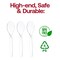 Smarty Had A Party Clear Plastic Serving Spoons, 144PK 2650-BLK-CASE - alternate 7