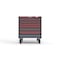 Strong Hold 7 drawer cabinet - (4x 2in, 2x 3in, 1x 4in) - Red accents - Electronic Lock S3036-PCRAS-0702DS - alternate 1
