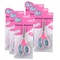 Enday Soft Grip School Scissors, 5", Round Tip, Pink, 12PK 1165-6 - alternate 3