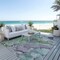 Homeroots 9' X 12' Green Abstract Washable Non Skid Indoor Outdoor Area Rug 559184 - alternate 8