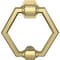National Hardware Powell 4'' Brushed Gold Door Knocker N336-708 - alternate 1