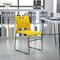 Flash Furniture Yellow Plastic Stack Chair, PK5 5-RUT-2-YL-GG - alternate 10