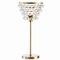 Jonathan Y Buckingham 25" Crystal/Metal Table Lamp, Brass Gold/Clear JYL9004B - alternate 1