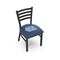 Holland Bar Stool Co BlackLogo Chair, VinylSeat L00418NorCar - alternate 1