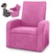 Homeroots Kids Pink Comfy Upholstered Recliner Chair with Storage 397761 - alternate 4