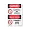Signmission OSHA, Flammable No Smoking Bilingual, 24in X 18in, 18" W, 24" L, Flammable No Smoking Bilingual OS-DS-D-1824-VV-1824 - alternate 1