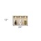 Homeroots Set of Three Bon Faux Niche 3D Peel and Stick Wall Decals, 3PK 565388 - alternate 5