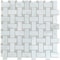 Apollo Tile 12x12 Bianco Carrara, Eastern Beige Marble Polished Floor and Wall Mosaic Tile 5 sqft/case, 5PK APLKB88B03A - alternate 1
