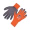 Ergodyne ProFlex 7401-CASE Coated Lightweight Winter Gloves, EN388: 2131X, 9" Long, X-Large, Orange, Pair 17625 - alternate 1