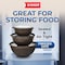 Bakkenmaster Bakken Master 12 Piece Plastic Nesting Bowls with Lids, Mixing Bowls Set includes 6 Prep Bowls BKMX12BR22 - alternate 8