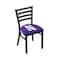 Holland Bar Stool Co BlackLogo Chair, VinylSeat L00418Nthwst - alternate 1
