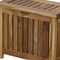 Homeroots 23" Brown Solid Wood Laundry Hamper With Lid 383591 - alternate 9