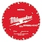 Milwaukee Tool Diamond Saw Blade, Dry Cutting, 9" Dia. 49-93-7825 - alternate 1