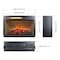 Edendirect 26 in. Ventless Electric Fireplace Insert with remote control ZR-W1769121295 - alternate 7