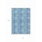 Homeroots 8' X 10' Denim Blue Sky Blue And Ivory Floral Medallion Washable Indoor Outdoor Area Rug 614584 - alternate 9