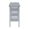 Amgood 30in D x 18in L Stainless Steel Table, Three Undershelves AMG WT-3018-3SH-Z - alternate 8