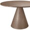 Homeroots 48" Natural Solid Wood Pedestal Base Round Top Dining Table 659075 - alternate 6