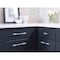 Amerock Urbanite 3-3/4 in 96 mm Center-to-Center Polished Chrome/Black Chrome Cabinet Pull BP7789626BCR - alternate 3