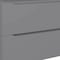 Homeroots 40" Gray Wood Floating Bathroom Vanity With White Sink And Two Drawers 624124 - alternate 5
