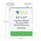 C-Line Products 8-1/2" x 11" Reduced Glare Recycled Standard Weight Poly Sheet Protectors, 100/BX 62029 - alternate 6