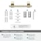 Amerock Davenport Golden Champagne Transitional Pivoting Double Post Toilet Paper Holder BH36051BBZ - alternate 5