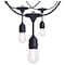 Satco 60 Foot LED String Light 24-S14 Lamps Medium Base 2200K CCT Black S8032R1 - alternate 1