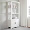 Martha Stewart Hutton Four Tier Shaker Style Bookcase with Storage Cabinet in White with Polished Brass Hardware ZG-053-WH-GLD-MS - alternate 10