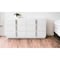 Homeroots 64" White Solid and Manufactured Wood Six Drawer Double Dresser 490824 - alternate 6