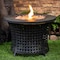 Deko Living Round Outdoor Propane Gas Fire Pit Table 8,000 BTU, Lava Rock Filler COB10009 - alternate 8