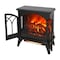 Edendirect 24 in. Freestanding Infrared Electric Fireplace with remote control in Black ZR-W1769112701 - alternate 8