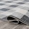 Jonathan Y Gingham Gradient Plaid Cottage Machine-Washable Light Gray/Dark Gray/Cream 3 ft. x 5 ft. Area Rug WSH303A-3 - alternate 8