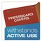 Pendaflex Pressboard Top Tab Folders, 2/5-Cut Tab, Exp 2.5", 2 Dividers, 6 Fasteners, Legal, Bright Red, 10PK 29082P - alternate 4