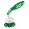 Libman Kitchen Brush, 13/16 in L Trim, 2 in W Brush, PET Bristle, 6-3/4 in L, Green/White 42 - alternate 1